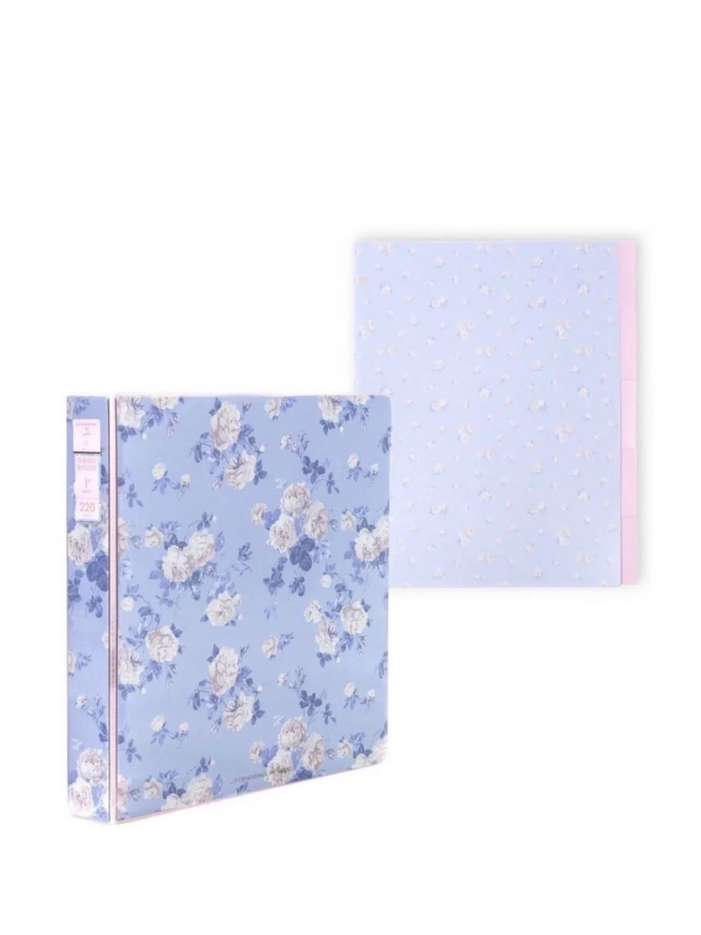 LoveShackFancy x Target - Yoobi Everblooming Rosettes 1” Binder & 5 tab dividers